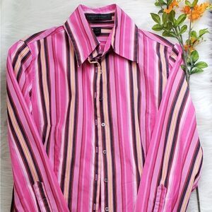Express striped dress shirt